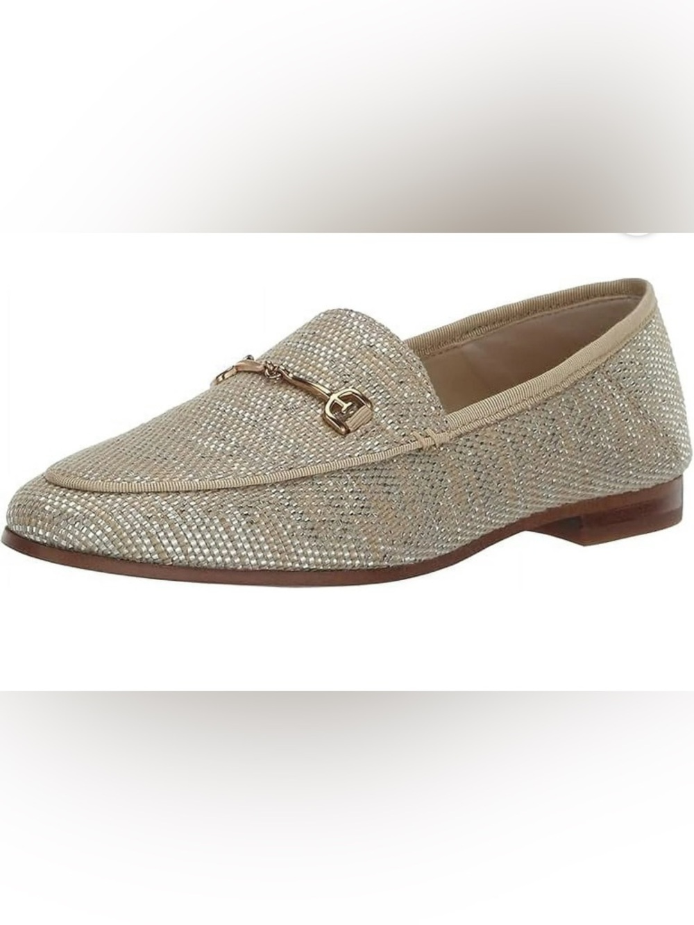 Sam Edelman Loraine Loafer, Metallic Weave, Size 6.5, New